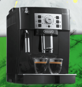 Découvrez le bon plan du jour: 1 x 399€ machine à café Delonghi ☕ à gagner
