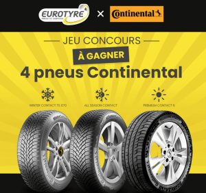 Eurotyre: vos pneux offerts 🚘
