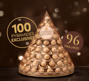 100 pyramides Rochers Ferrero offertes 😍🍫