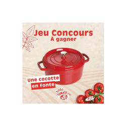 Concours Tomate Label Rouge : Gagnez une cocotte en fonte Staub ! 🍅