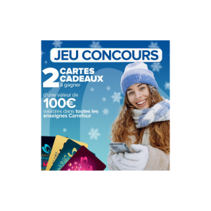 Participez au concours Carrefour Banque sur Instagram et gagnez une carte cadeau de 100 € 🎁💳 !