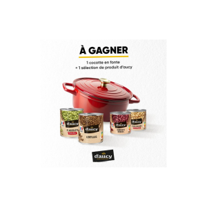 Gagnez une cocotte en fonte et des produits d’aucy ! 🥘