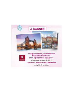 ✈️ Tentez de gagner un week-end de rêve avec Nouvelles Frontières ! 🌍✨