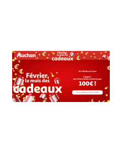 🎁 100 € offerts pour vos courses chez Auchan ? Tentez votre chance ! 🛍️