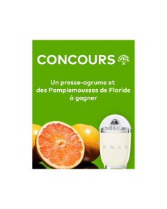 🍊✨ Grand Jeu Pamplemousses de Floride x SMEG : Gagnez un presse-agrume d’exception ! 🎁