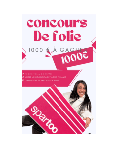 💸 Faites-vous plaisir avec 1000€ offerts chez Spartoo !