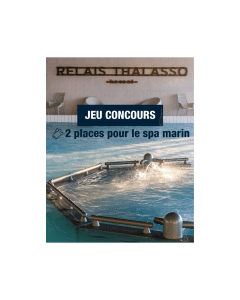 Détente, eau de mer et évasion… Tentez de gagner 2 entrées au Spa Marin !