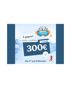 🎿 Gagnez une e-carte cadeau E.Leclerc de 300 € et préparez vos courses en toute liberté ! 🛍️✨