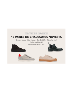 Plus que quelques jours pour gagner votre paire éthique et stylée signée Novesta ! (valeur jusqu’à 150€) 🌿✨