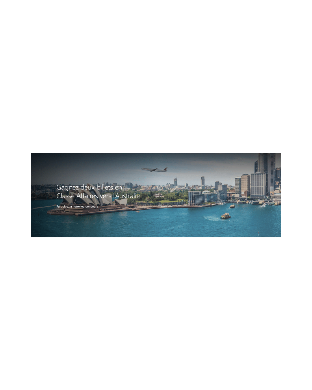 ✈️ Destination rêve : 2 billets en Classe Affaires pour l’Australie à gagner ! 🌏