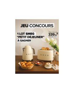 Gagnez le petit-déjeuner parfait avec un lot SMEG offert !