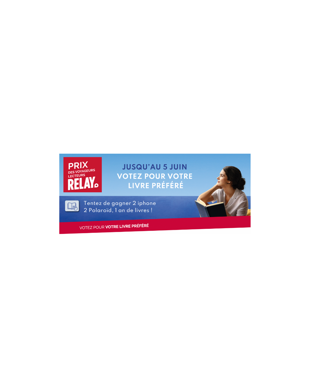 Votre iPhone et/ou votre Polaroid vous attendent : votez et empochez vos cadeaux !