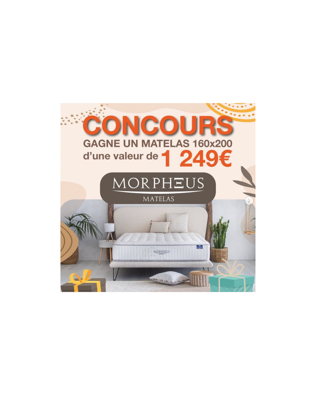 Et si vous dormiez sur un nuage ? Gagnez le matelas Morpheus 160x200