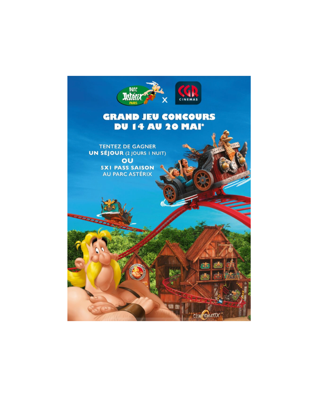 À ne pas rater : gagnez un séjour au Parc Astérix pour 4 personnes (valeur 1 274 €)
