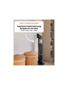 À gagner : l’aspirateur Samsung à 1 349 €, un bijou de technologie pour votre maison !