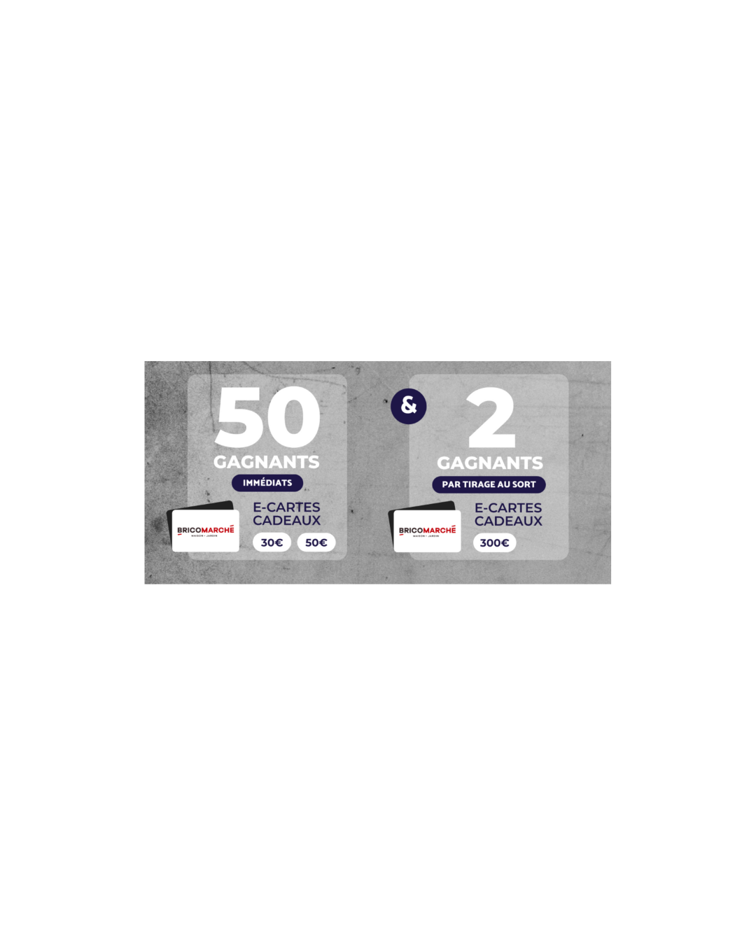 Concours Bricomarché : jusqu’à 300 € de cartes cadeaux à gagner