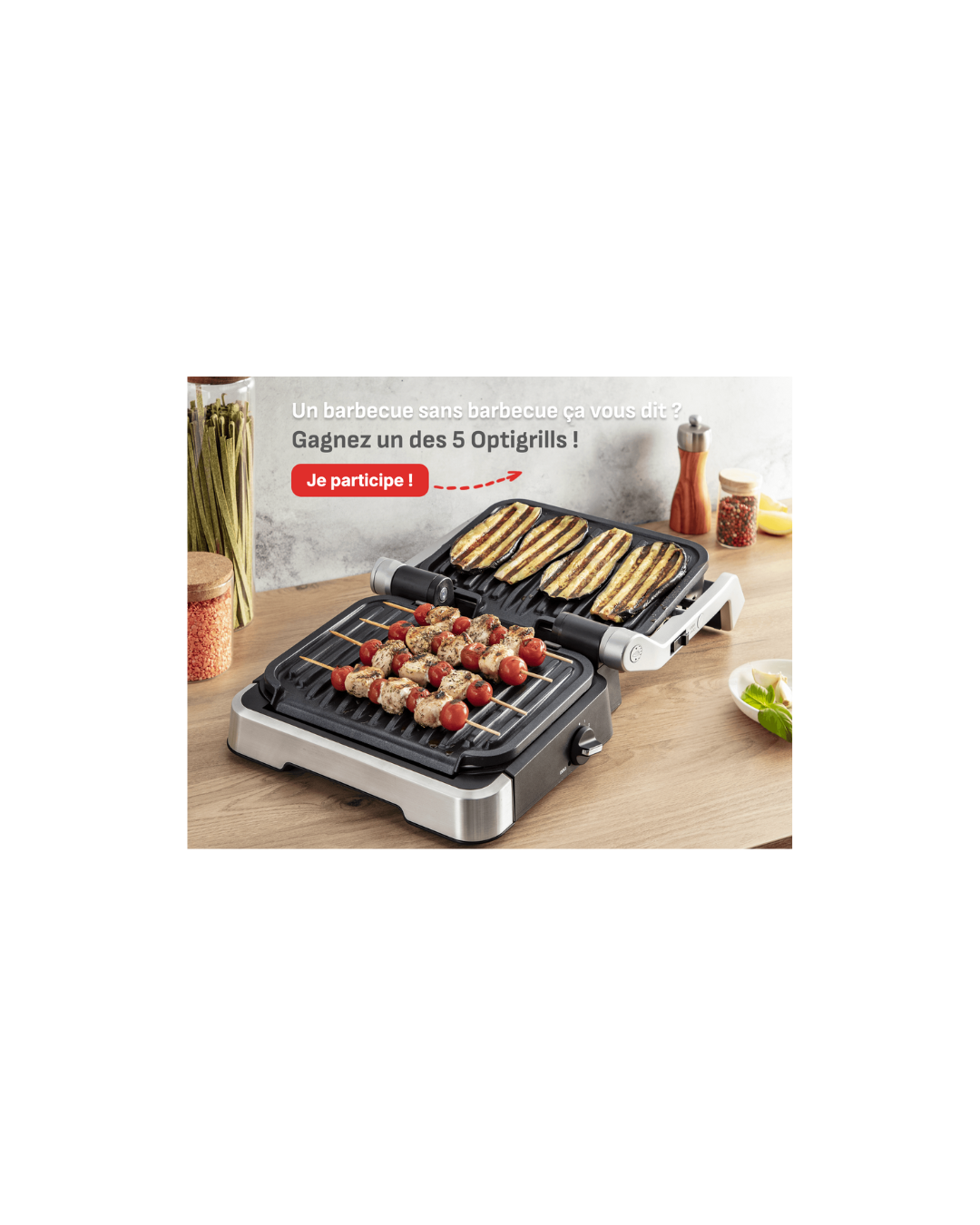 Bon plan exclusif, un Optigrill Tefal 4 en 1 à remporter pour une cuisson parfaite à chaque bouchée !