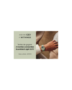 À ne pas manquer : votre montre connectée Withings offerte pour un quotidien en pleine forme !