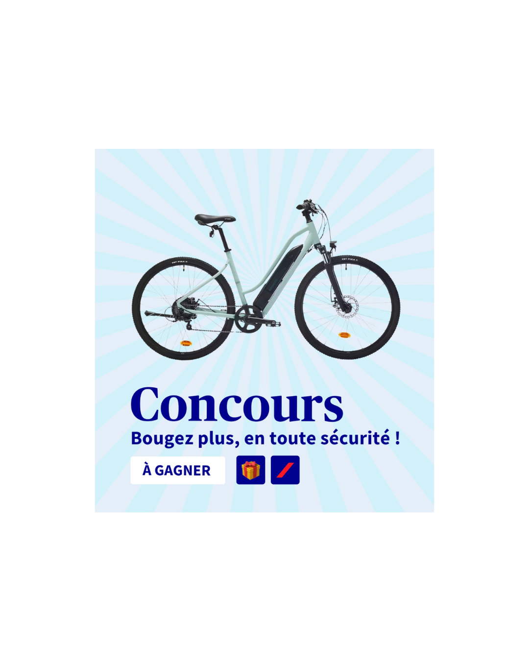 À ne pas rater : gagnez un vélo électrique à 999€ pour bouger vers un futur plus sain !