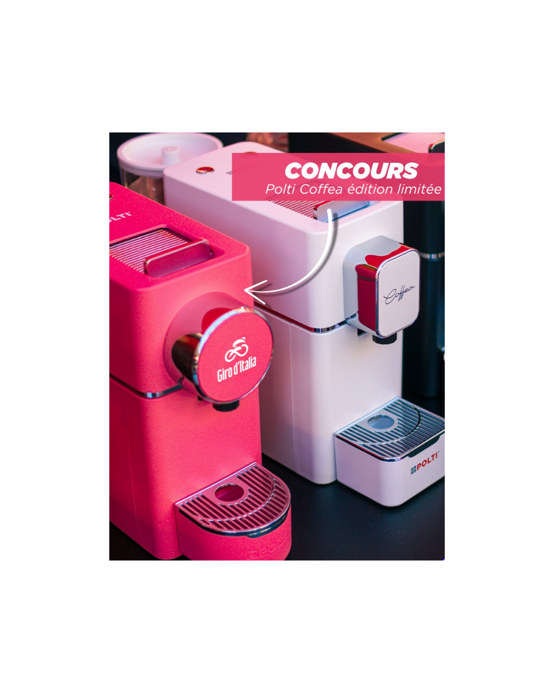 Polti vous offre une machine à café collector Giro d’Italia !