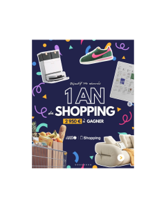 1 an de shopping à remporter avec Ouest France Shopping : un lot de rêve à 2 950 € à la clé !