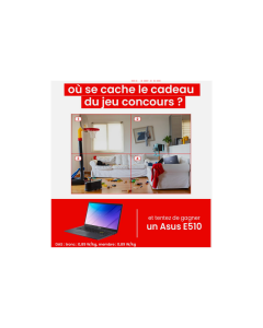 Concours SFR – Gagnez un ordinateur Asus E510 : repérez la bonne case !