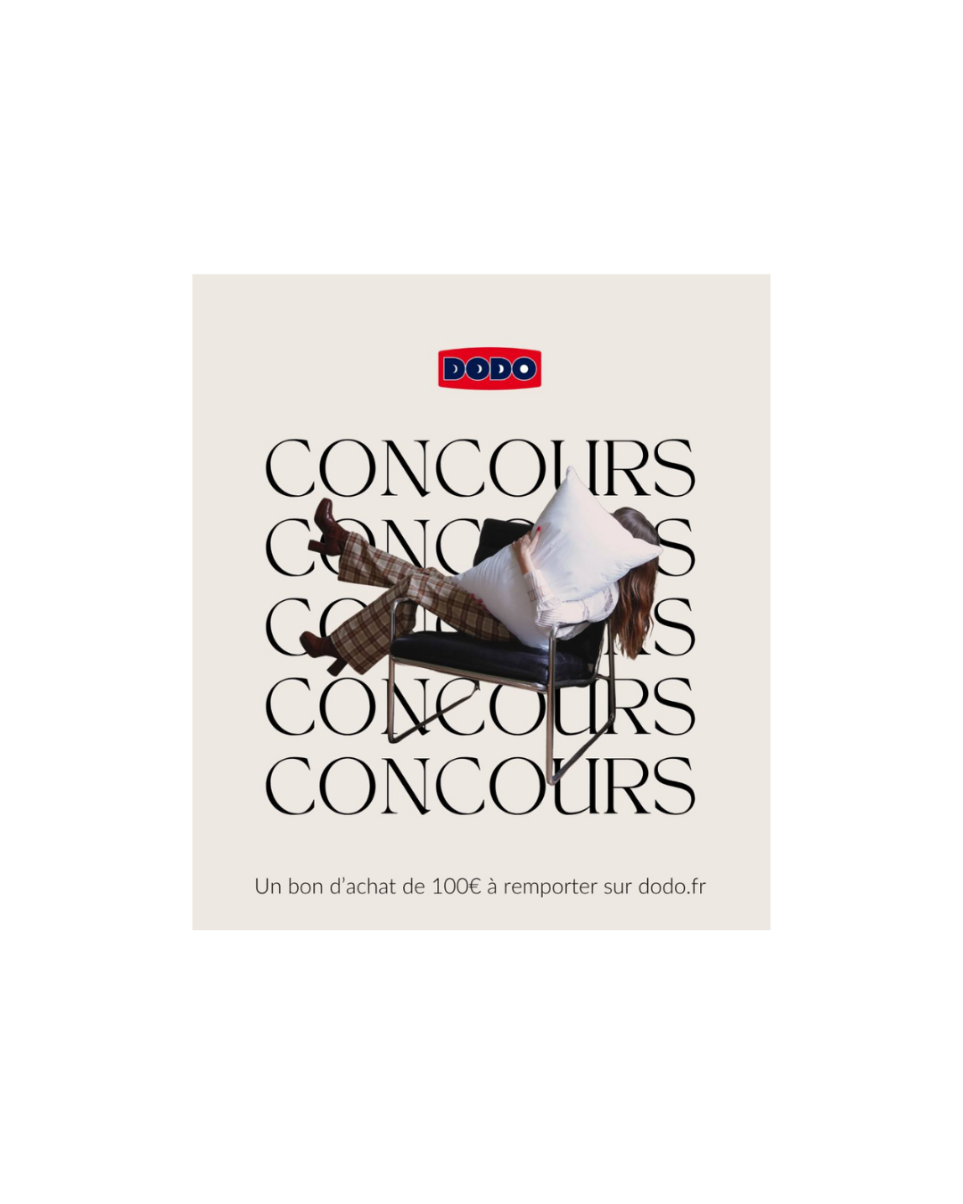 Gagnez 100 € de cocooning avec Dodo France !