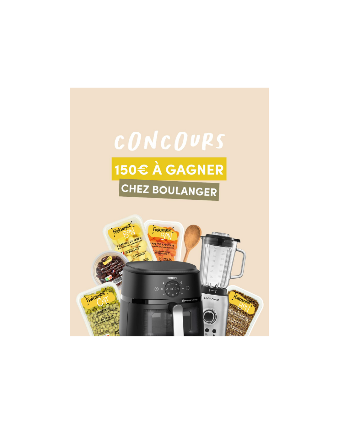 Gagnez une carte-cadeau Boulanger de 150€ pour récompenser votre passion de la cuisine !