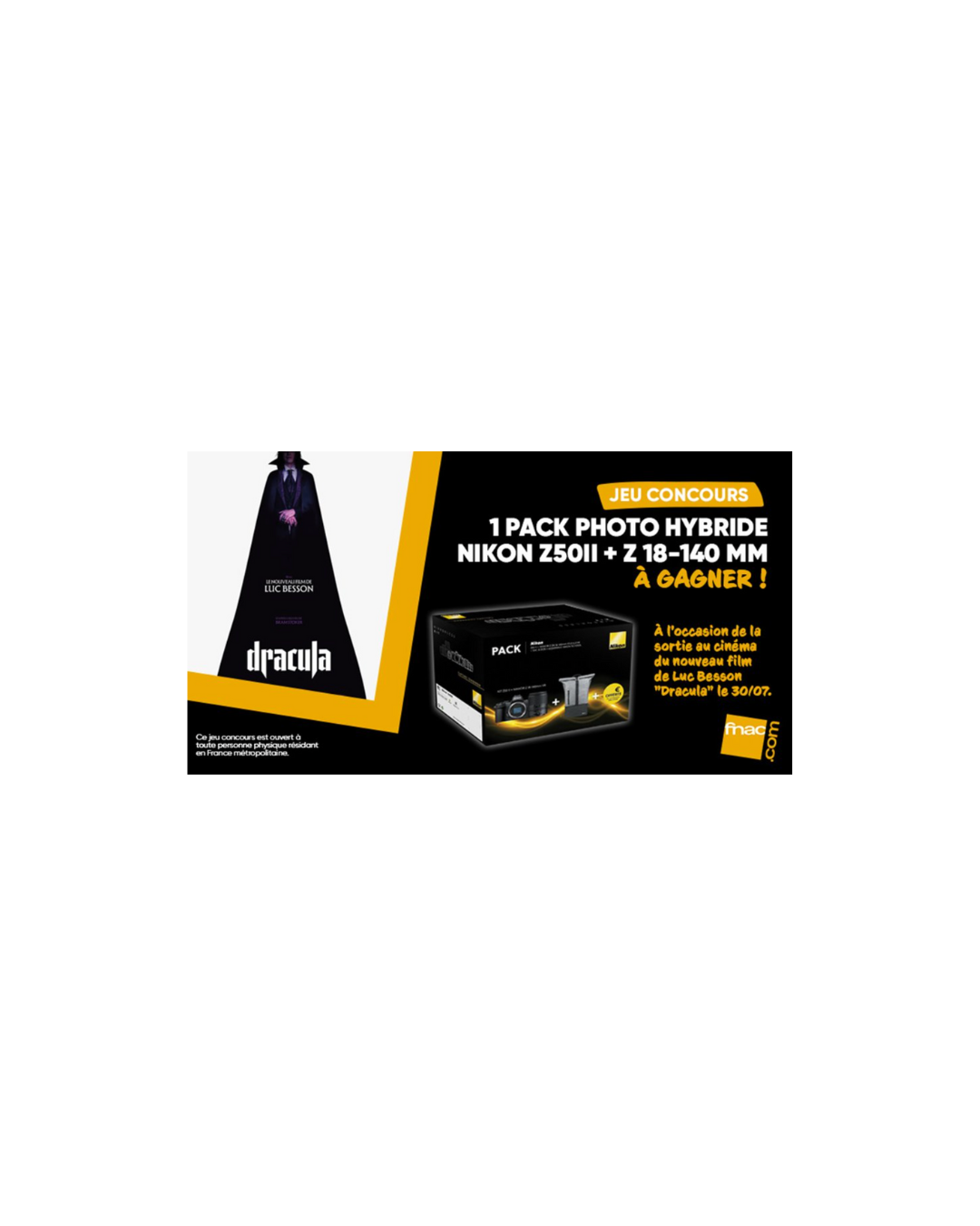 Fnac vous offre un appareil hybride Nikon ultra performant