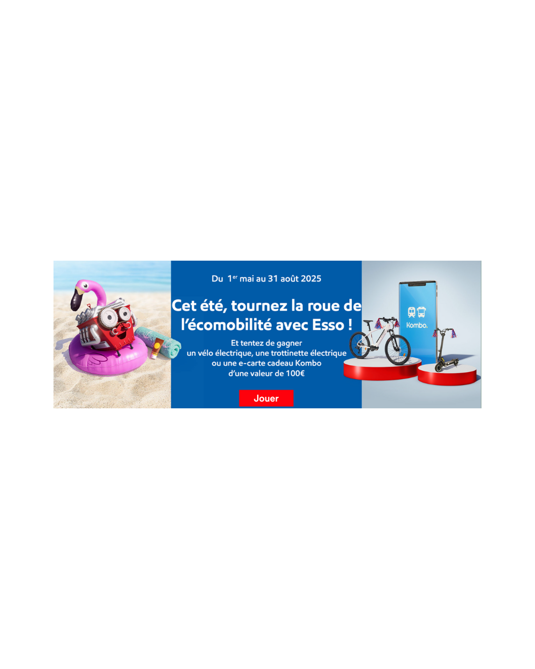 ÉcoMobilité : gagnez vélo, trottinette ou carte transport avec Esso !