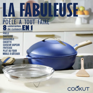 Gagnez une poêle 8-en-1 signée Cookut pour cuisiner tout ce que vous aimez