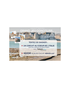 Concours Armor-Lux : gagnez un séjour en Italie à 4 800 € ou jusqu’à 1 000 € de shopping offert