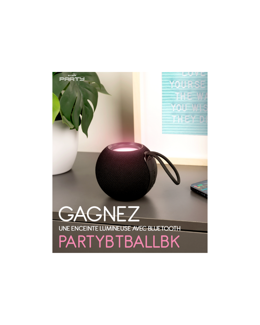 Concours Bigben : gagnez l’enceinte boule fun, compacte et puissante