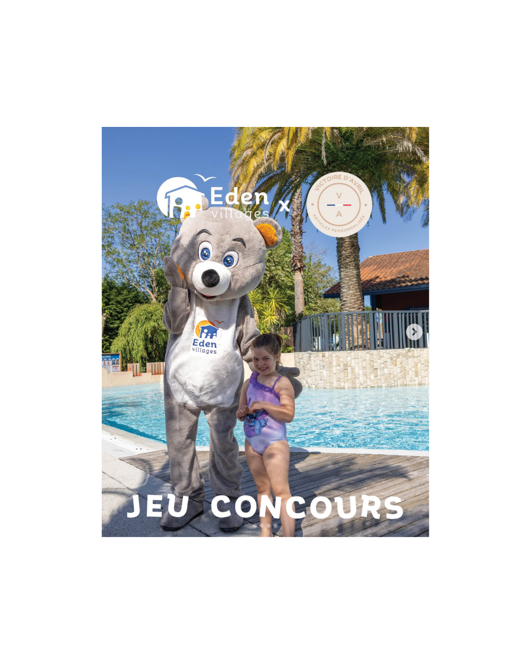 Concours Eden Villages x Victoire d’Avril : un week-end camping + cadeaux d’été à gagner