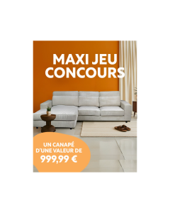Concours Maxi Bazar : gagnez un canapé Bolivia d’une valeur de 1 000 €