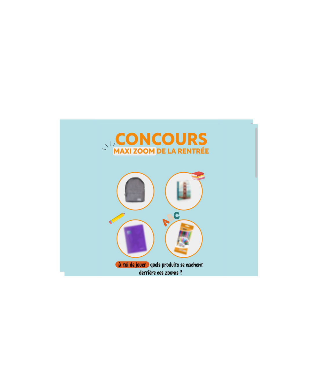 Concours Maxi Bazar : gagnez un starter pack spécial rentrée + 200 € de shopping