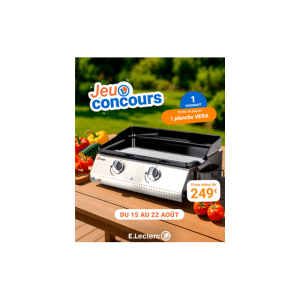 Tentez de gagner une plancha Vera avec le concours Instagram E.Leclerc