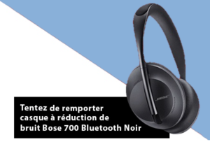 Concours Bose : gagnez un casque à réduction de bruit haut de gamme !