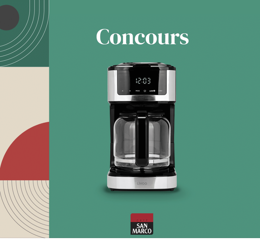 Café San Marco vous offre une cafetière électrique Livoo pour vos instants gourmands