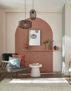 Repeindre un pan de mur pour un effet fort