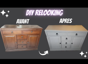 avant après meuble upcyclé