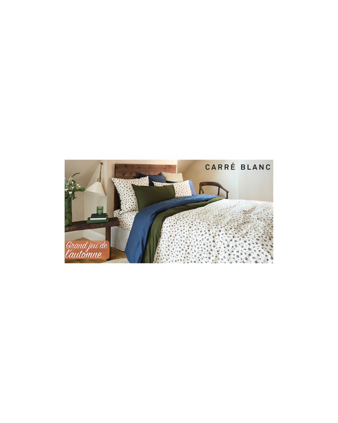 Et si vos nuits devenaient synonymes de pur luxe ? Gagnez une parure de lit Carré Blanc