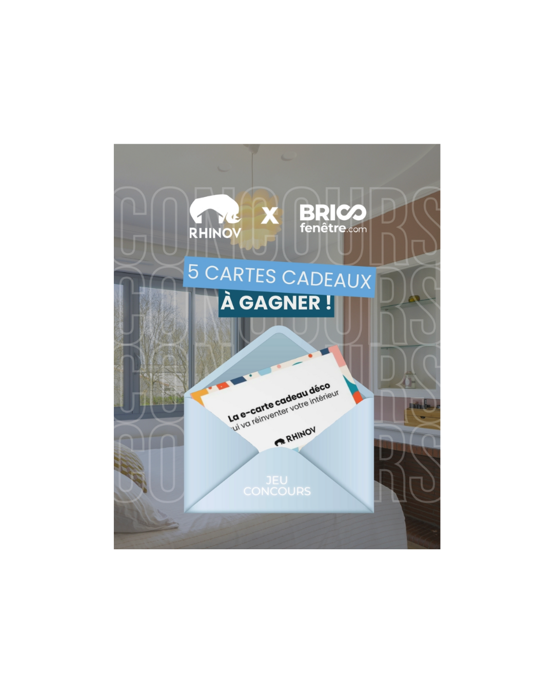 Refonte déco offerte : une carte Rhinov de 150 € vous attend !