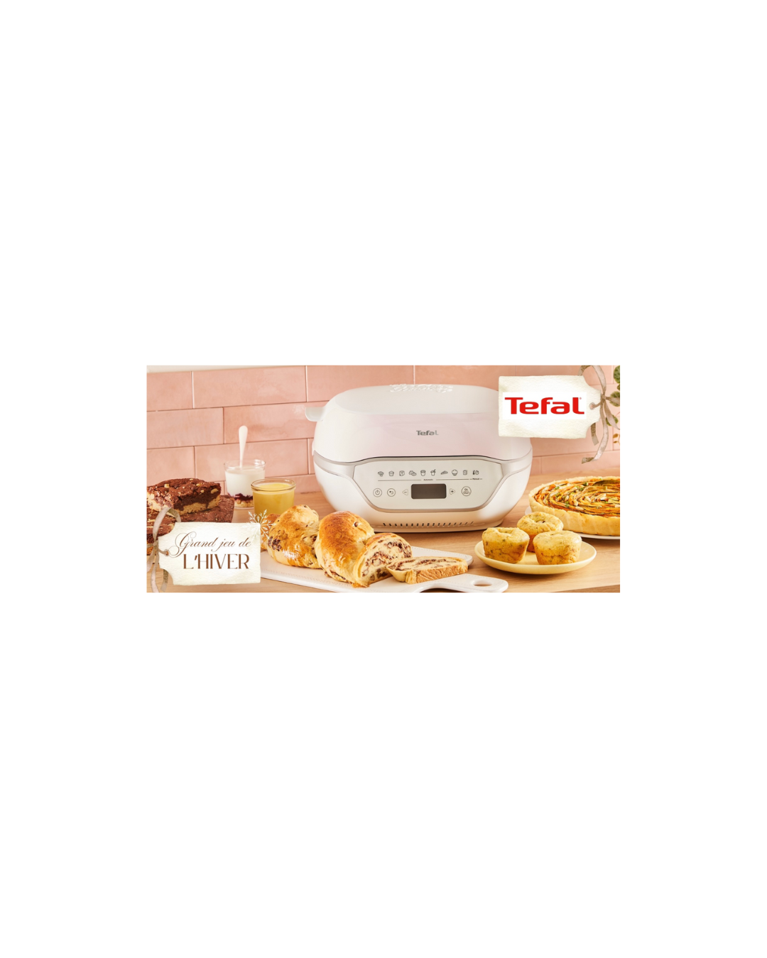 Cuisson, pain, yaourts, tout est prêt easy avec le Cake Factory Infinity offert par Tefal