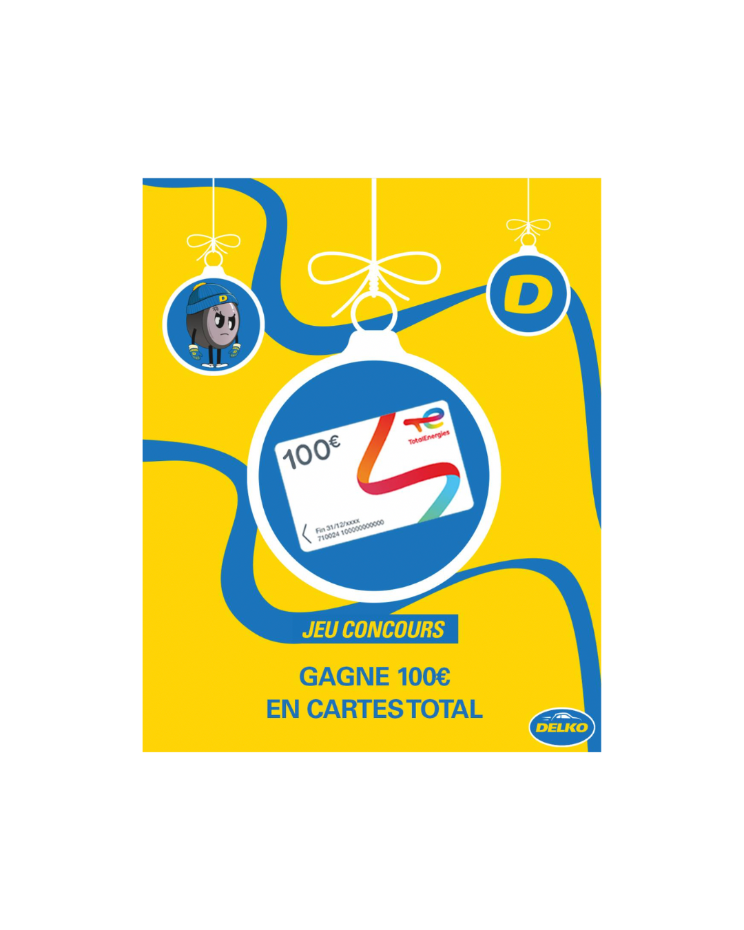 Noël sur la route : profitez de 100 € de carburant offert avec Total