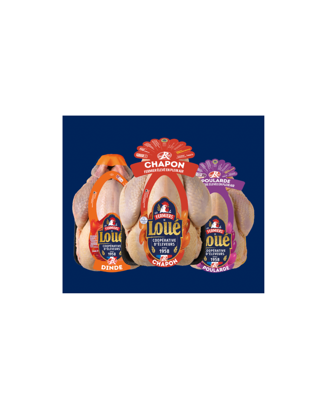 Faites rimer fin d’année avec festin : chapons et poulardes Loué en cadeaux