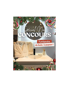 Cocooning hivernal assuré : duo de peignoirs ultra doux offerts