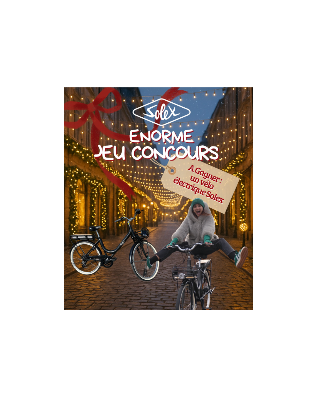 Un Vélo Électrique Solex d'une valeur de 1 999 € rien que pour vous !