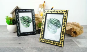 Cadres personnalisés avec pochoirs