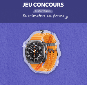Vos résolutions 2026 récompensées avec une smartwatch Galaxy offerte
